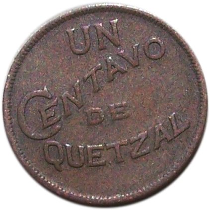 (№1929km247) Монета Гватемала 1929 год 1 Centavo (ООН)
