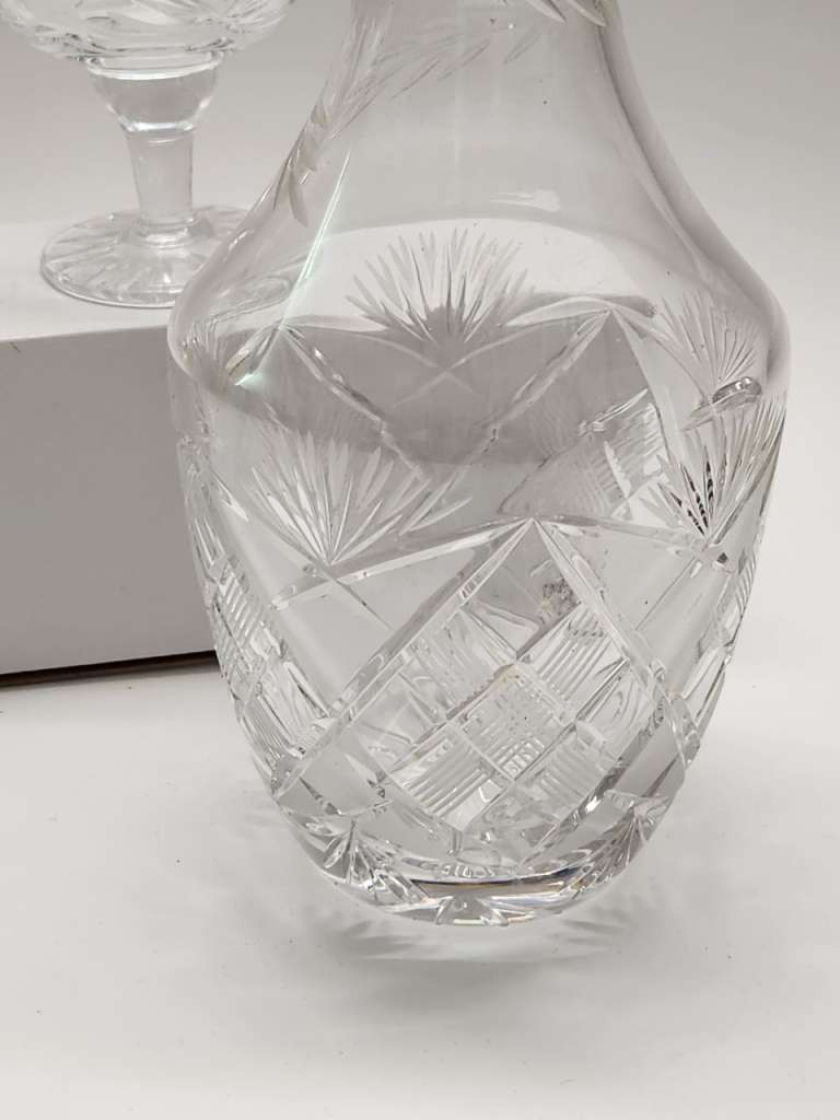 Графин и 2 рюмки хрусталь СССР