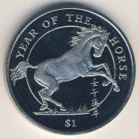 () Монета Сьерра-Леоне 2002 год 1  ""   Медь-Никель  UNC