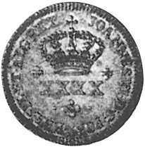 (№1706km199) Монета Португалия 1706 год 50 Reacute;is (frac12)