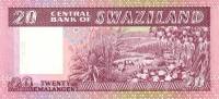  Банкнота Свазиленд 1981 год 20     UNC