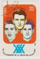 (1983-031) Марка Куба "Революционеры Кубы"    30 лет штурма казарм Монкада III Θ