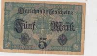 5 марок 1917 год Германия