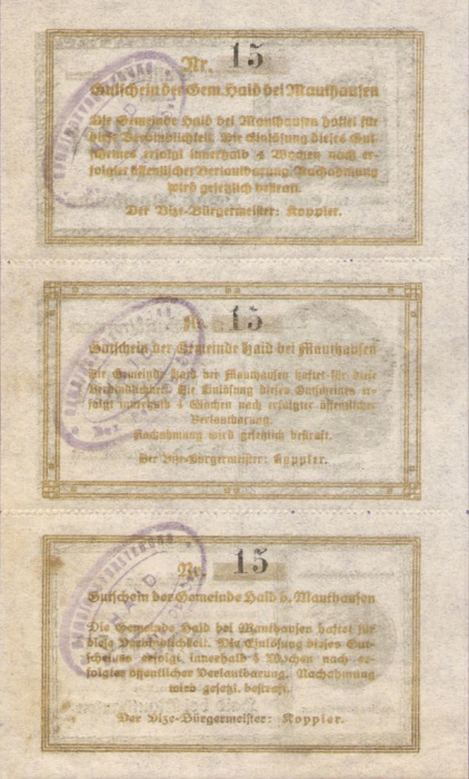 (№1920) Банкнота Австрия 1920 год &quot;100 Heller&quot;