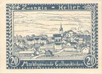 (№1920) Банкнота Австрия 1920 год "20 Heller"