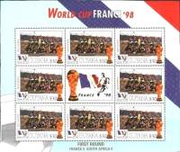 (№1998-6176) Лист марок Гайана 1998 год "Южная Африка", Гашеный