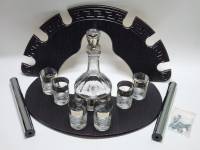 Минибар для водки Графин 6 стопок и стойка д/бокалов (7 предметов) в коробке