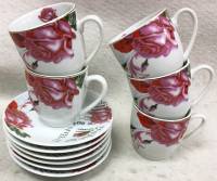 Кофейный набор "Luxury Design", 11 предметов (сост. на фото) 