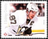 Марка из набора Канада 2016 год "Сидни Кросби", Гашеная