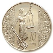 (014) Монета Армения 2008 год 10000 драм "10-летие Кассационного суда"