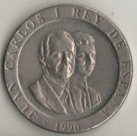 () Монета Испания 1990 год 200  ""   Медь-Никель  UNC