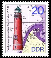 (1974-050) Марка Германия (ГДР) "Дарссер , 1848"    Маяки III Θ
