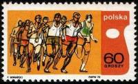 (1970-027) Марка Польша "Бег"   10-я конференция Международной олимпийской академии III Θ