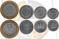 (1994 4 монеты 50 100 200 500 риэлей) Набор монет Камбоджа    UNC