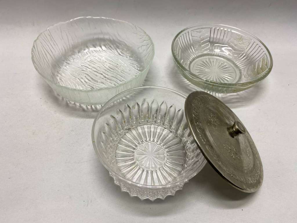 Сервировочная посуда стекло 6 предметов