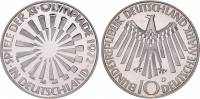 (1972d) Монета Германия (ФРГ) 2002 год 10 марок "XX Летняя Олимпиада Мюнхен 1972 Эмблема"  Серебро A