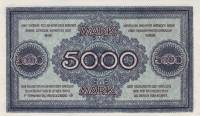 (№1923P-S957) Банкнота Германия 1923 год "5,000 Mark"