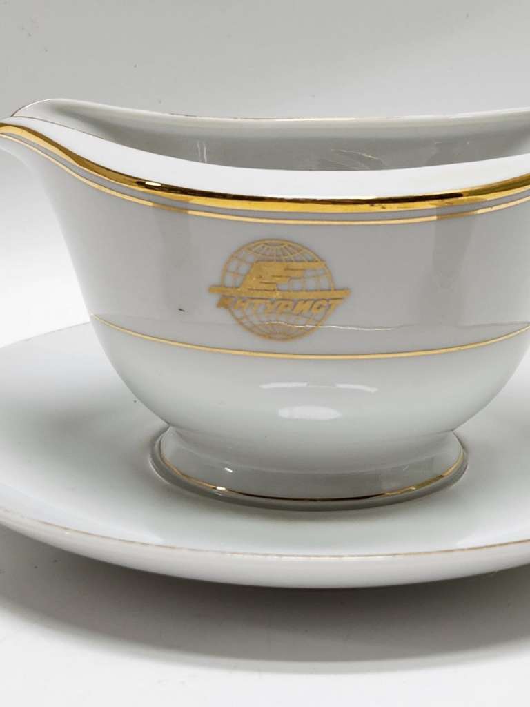 Соусник Интурист Япония и 2 салфетницы фарфор