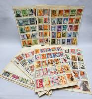 Набор спичечных этикеток, разные темы (17 альбомных листов)