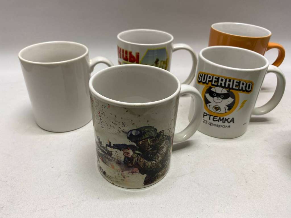 Набор кружки разной расцветки 6 шт