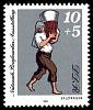 (1984-040) Марка Германия (ГДР) "Добытчик соли"    Выставка марок, Галл II Θ