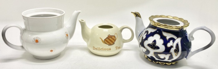 Чайники заварочные без крыжек 3 шт 