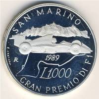 () Монета Сан-Марино 1989 год 10000  ""    AU