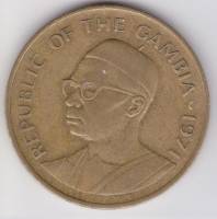 (№1971km10) Монета Гамбия 1971 год 10 Bututs