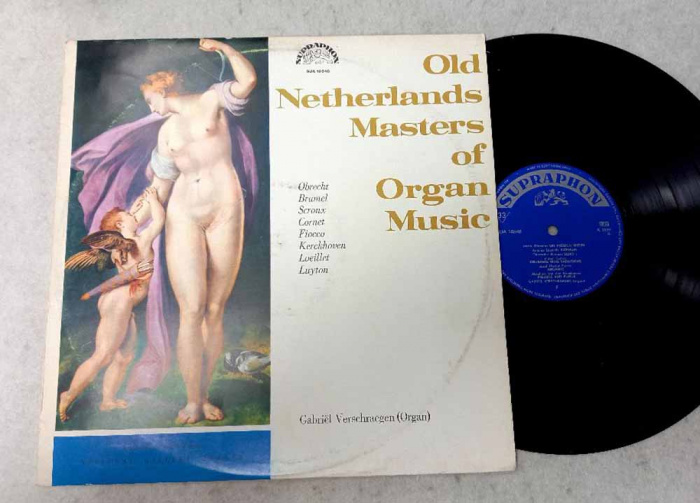 Пластинка виниловая &quot;J. Obrecht. old Netherlands masters of Organ Music&quot; Supraphon 300 мм. (Сост. от