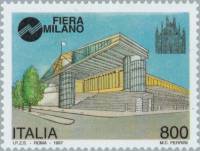(№1997-2537) Марка Италия 1997 год "Милан Международная Выставка", Гашеная