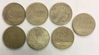 Набор монет Швеция 20 крон, 7 шт. (сост. на фото)