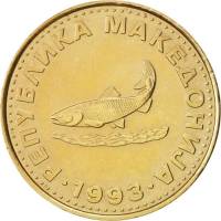 (№1993km3) Монета Македония 1993 год 2 Denari