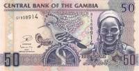 (2013) Банкнота Гамбия 2013 год 50 даласи "Женщина"   XF