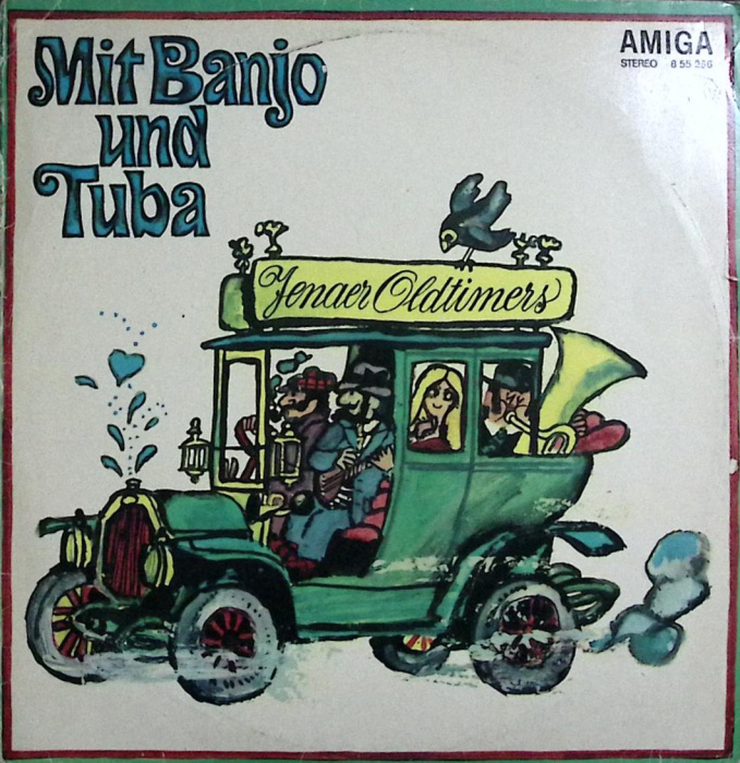 Пластинка виниловая &quot;. Mit Banjo und Tuba&quot; Amiga Stereo 300 мм. (сост. на фото)