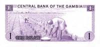 (№1987P-4g) Банкнота Гамбия 1987 год "1 Dalasi" (Подписи: Alan J)