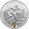 (2016) Монета Канада 2016 год 20 долларов "Битва при Бомон-Амель"  Серебро Ag 999  PROOF