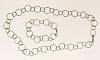 Набор ожерелье и браслет, серебро 925, Италия (состояние на фото)