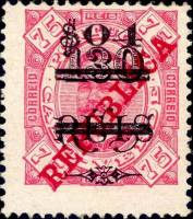 (№1922-174) Марка Кабо-Верде 1922 год "Король Карлос I За Дополнительную Плату Местные Надпечатки", 